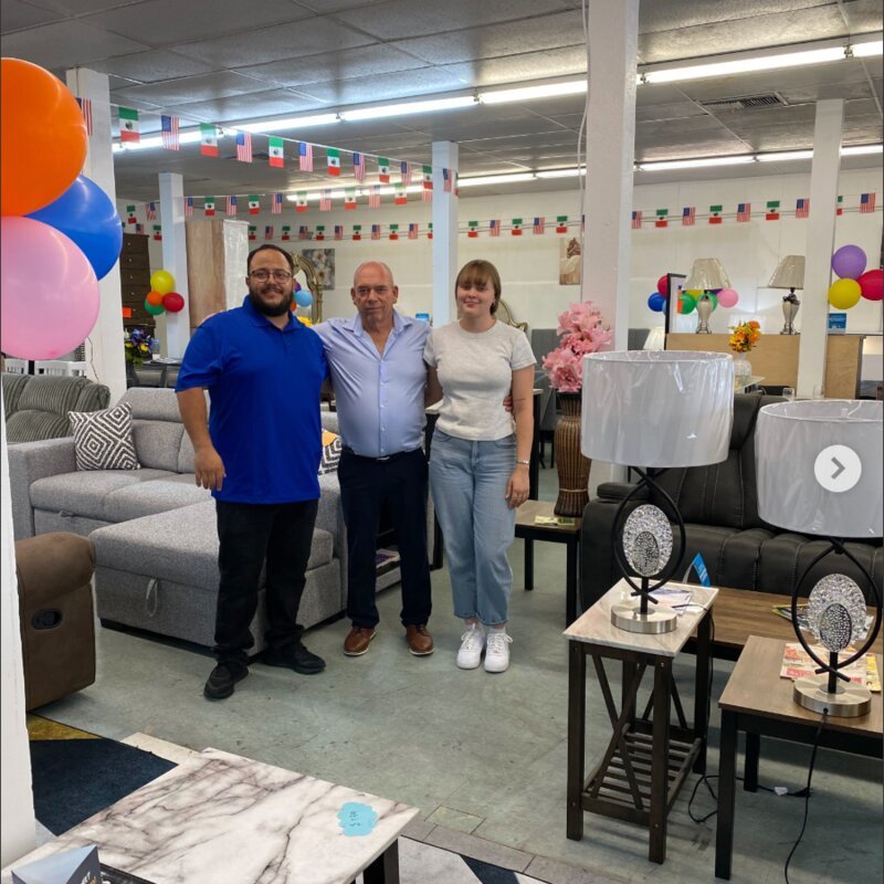 Rialto Business Alliance at the grand opening of Alcaraz Furniture in Downtown Rialto.